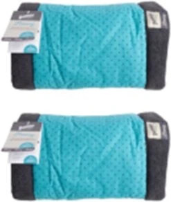 2x Bunny Nature Fleecy Turquoise – Bodembedekking Voor Knaagdier- 31x24cm