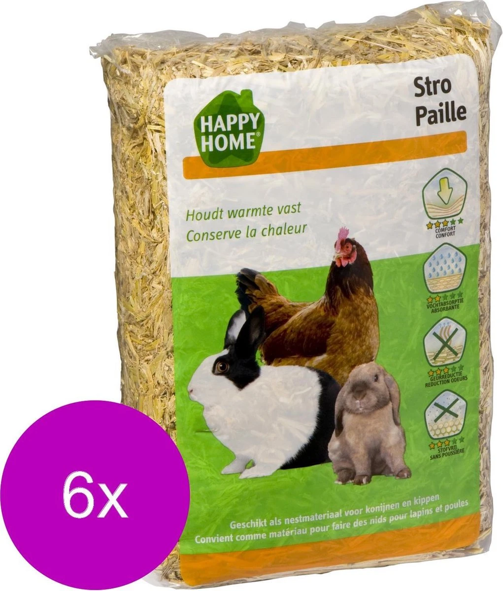 Happy Home Stro – Bodembedekking – 6 X 1 Kg 3 Happy Home Stro – Bodembedekking – 6 X 1 Kg