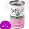Schesir Kat Blik Gelei 140 G – Kattenvoer – 48 X Kip&Ham