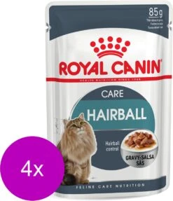 Royal Canin Hairball Care In Gravy – Kattenvoer – 4 X 12×85 G