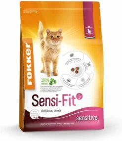 3x Fokker Sensi Fit Kattenvoer 2,5 Kg
