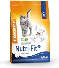 3x Fokker Nutri Fit Kattenvoer Kip 2,5 Kg