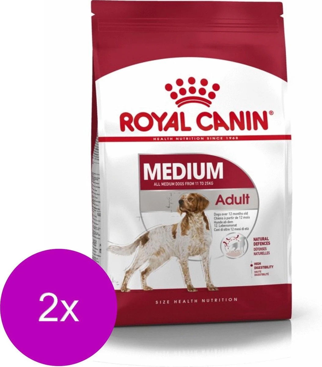 Royal Canin Shn Medium Adult – Hondenvoer – 2 X 4 Kg 3 Royal Canin Shn Medium Adult – Hondenvoer – 2 X 4 Kg