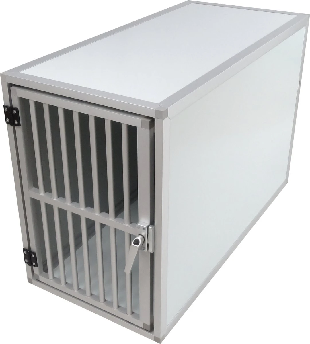 Hundos Pro Autobench Recht Model 100x47x67 Cm Met Spijlen 3 Hundos Pro Autobench Recht Model 100x47x67 Cm Met Spijlen