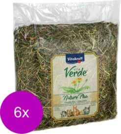 Vitakraft Vita-Verde Hooi 500 G – Ruwvoer – 6 X Paardebloem