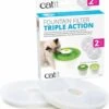 Catit Filters Triple Action 2 Pack – Kanttendrinkbak – 4×14.5×17.5 Cm Wit -Huisdierproducten 1087x1200