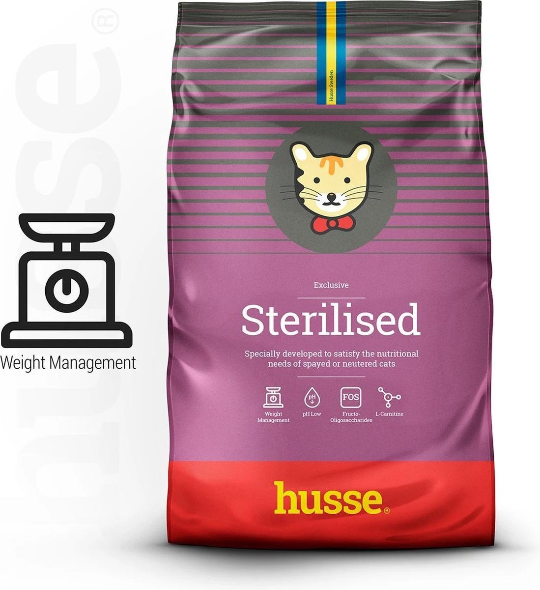 Husse Exclusive Katt Sterilised – Kattenvoer – 3 X 7 Kg 3 Husse Exclusive Katt Sterilised – Kattenvoer – 3 X 7 Kg