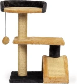 Katten Krabpaal Huisje – 30 X 40 X 55 – Met Speelboog En Speelbal