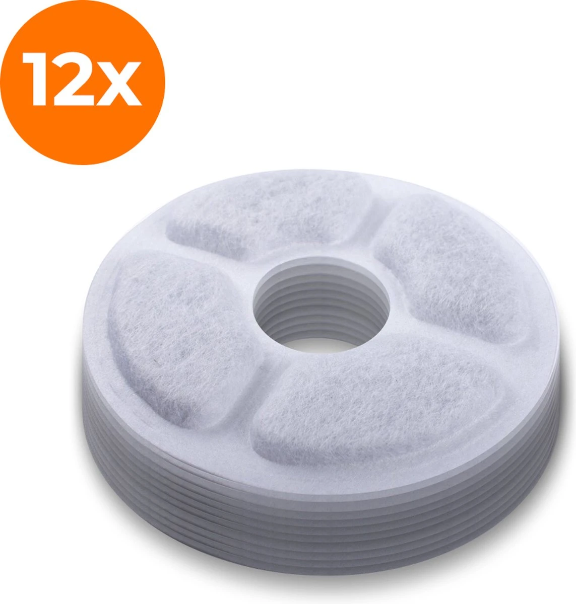 Drinkfontein Filters Navulling Premium – 12 Stuks – Hoogwaardige Kwaliteit – Voor Katten En Honden – Drinkfontein Kat – Drinkfontein Hond