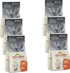 Almo Nature Cat Holistic Adult – Kattenvoer – 6 X Kalkoen 400 G