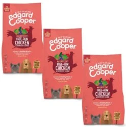 2,5 Kg Edgard & Cooper Senior Verse Scharrelkip / Noorse Zalm Graanvrij Hondenvoer