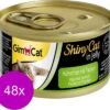 Gimcat Shinycat Adult 70 G – Kattenvoer – 48 X Kip&Papaja -Huisdierproducten 1200x1100