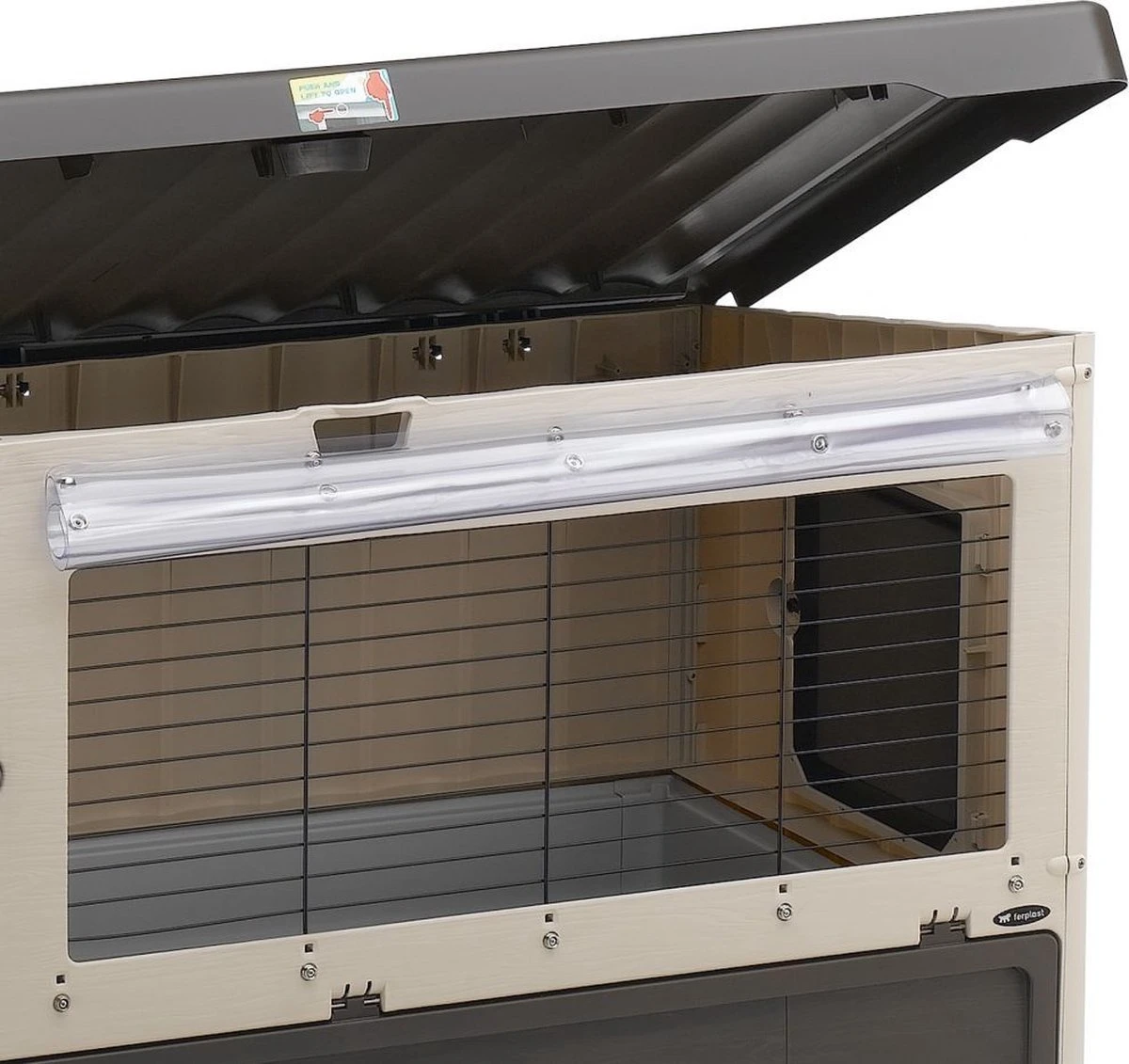 Ferplast Rolgordijn Kooi Lodge – 83 X 41 Cm 3 Ferplast Rolgordijn Kooi Lodge – 83 X 41 Cm