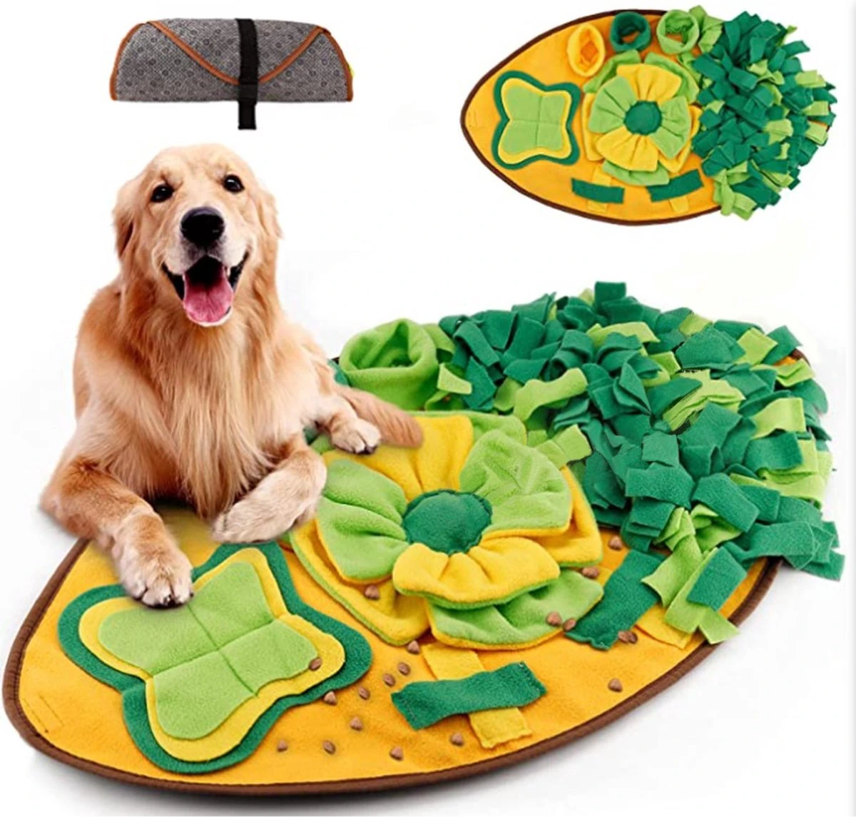 Snuffelmat Hond – Likmat – Honden Speelgoed – Voedermat -Trainingsmat – Anti Schrok – Agility Voor De Hond – Denkspel Hond 3 Snuffelmat Hond – Likmat – Honden Speelgoed – Voedermat -Trainingsmat – Anti Schrok – Agility Voor De Hond – Denkspel Hond