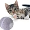 Cheerble Mini Ball – Slimme Interactieve Bal – Kattenspeeltje Intelligentie – Automatisch – Kat Speelbal – Kattenspeelgoed – USB Oplaadbaar – Grijs
