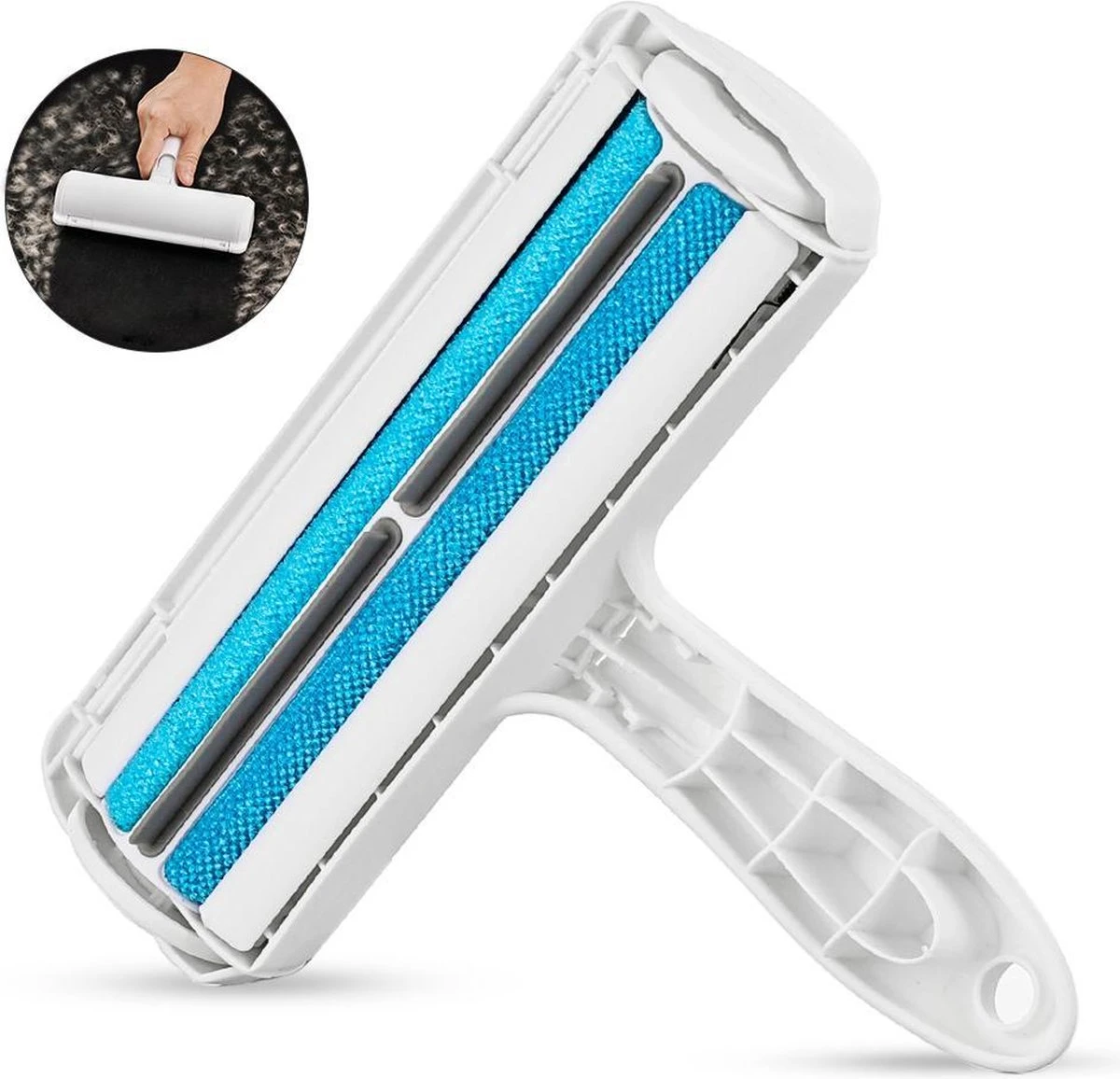Huisdierhaar Verwijderaar – Hond Kattenhaar – Pluizenborstel – Ontharingsborstel – Blauw – Kledingroller 3 Huisdierhaar Verwijderaar – Hond Kattenhaar – Pluizenborstel – Ontharingsborstel – Blauw – Kledingroller