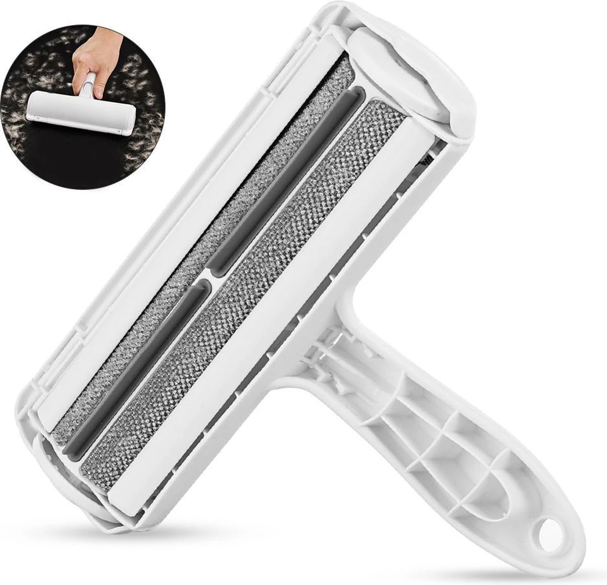 Huisdierhaar Verwijderaar – Hond Kattenhaar – Pluizenborstel – Ontharingsborstel – Grijs – Kledingroller 3 Huisdierhaar Verwijderaar – Hond Kattenhaar – Pluizenborstel – Ontharingsborstel – Grijs – Kledingroller