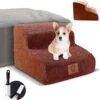 Hondentrap Voor Kleine Honden, 2 Treden Huisdiertrap Voor Honden En Katten, Spons Hondentrap Voor Slaapbank, Zacht Hangend Ontwerp, Antislip Verwijderbaar Wasbaar – Stuur 1 Pluizenroller -Huisdierproducten 1200x1174
