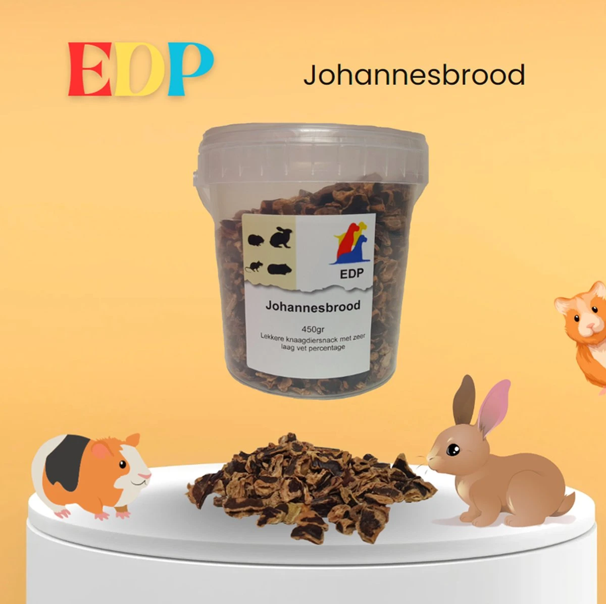 EDP Knaagdier – Snacks – Natuurlijk – Johannesbrood – 450GR – 1ST 3 EDP Knaagdier – Snacks – Natuurlijk – Johannesbrood – 450GR – 1ST