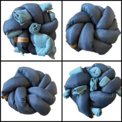 Snuffelkussen Voor Honden In De Kleur Donkergrijs En Oud Groen In Maat 1. Hersenwerk Voor Honden MadeByShuko- Knoopkussen- Speelkussen – Voerpuzzel – Snuffelmat – Hondenpuzzel – Slowfeeder – Brainworkfordogs – Intelligentiespeelgoed Voor Honden