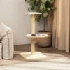 VidaXL Kattenmeubel Met Sisal Krabpaal 74 Cm Crèmekleurig