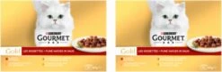 2x Gourmet Gold – Fijne Hapjes Multipack – Kattenvoer – 12x85g