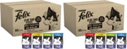 2x Felix – Elke Dag Feest Mix Selectie In Gelei Multipack – Kattenvoer – 80x85g