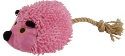 Fuzzle Egel Met Staart – Knuffel – Knuffels Hond – Speelgoed Hond – Hondenknuffel – Knuffels Dieren – Speelgoed Voor Hond – Zacht – Met Pieper – Met Staart – Roze