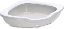 Imac Hoek Kattenbak Fred Lichtgrijs (51X51X15,5 CM)