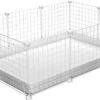 EnNELA Draadkubus Kooi Voor Cavia 3 X 2 X 1 C&C Cage Wit