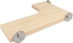 Houten L-platform Houtkleurig 27×21,5x4cm