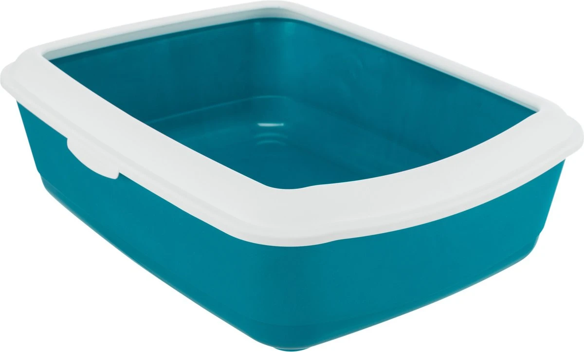 Trixie Classic Kattenbak Petrol 3 Trixie Classic Kattenbak Petrol