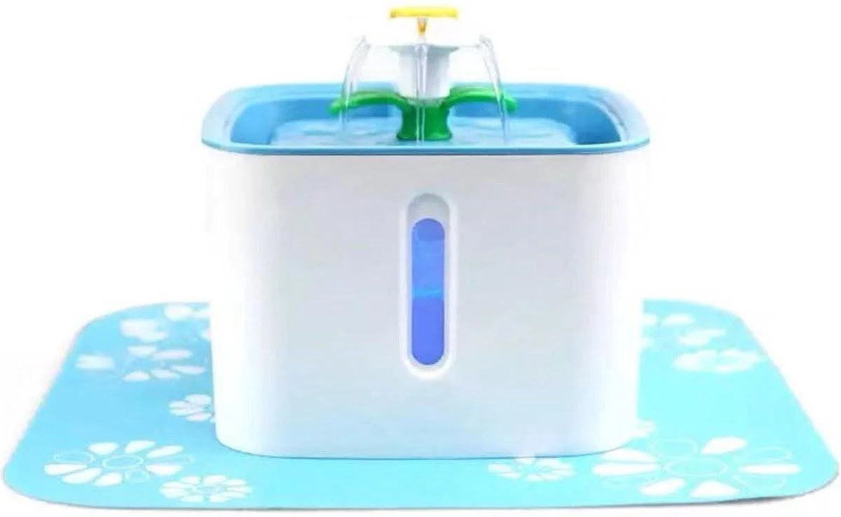 Sargon Drinkfontein Voor Katten En Honden – 2.5L – Met Led-Licht – Water Fontein – Dieren Drinkbakken – Incl. Filter 3 Sargon Drinkfontein Voor Katten En Honden – 2.5L – Met Led-Licht – Water Fontein – Dieren Drinkbakken – Incl. Filter