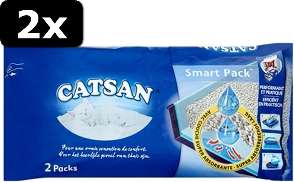 2x Catsan – Smart Pack – 2x4Liter 3 2x Catsan – Smart Pack – 2x4Liter