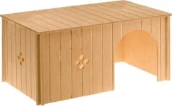 Ferplast Konijnenhuis Sin Maxi 26 X 52 X 31 Cm Hout Lichtbruin