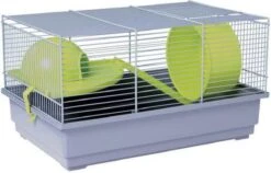 Voltrega – Kooi Voor Russische Dwerghamsters – 114 Grijs Groen – 39×25.5×22 Cm