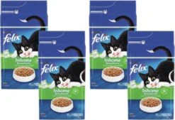4x Felix Sensations Droog Inhome – Kattenvoer – 4kg