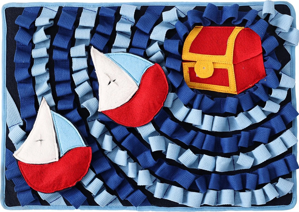 Snuffelmat Ocean – Anti Schrok – Speelmat – Trainingsmat – Snuffelmat – Denkspel Hond 3 Snuffelmat Ocean – Anti Schrok – Speelmat – Trainingsmat – Snuffelmat – Denkspel Hond