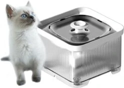 Pets Pride Drinkfontein Kat & Hond – Waterfontein 3L – Keramische Pomp – Stille Kattenfontein