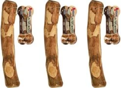 3 X Kauwhout Olijfhout L Large – Kauwwortel Honden Hout Kauwwortel Natuurlijke Kauwsnack Kauw Bot