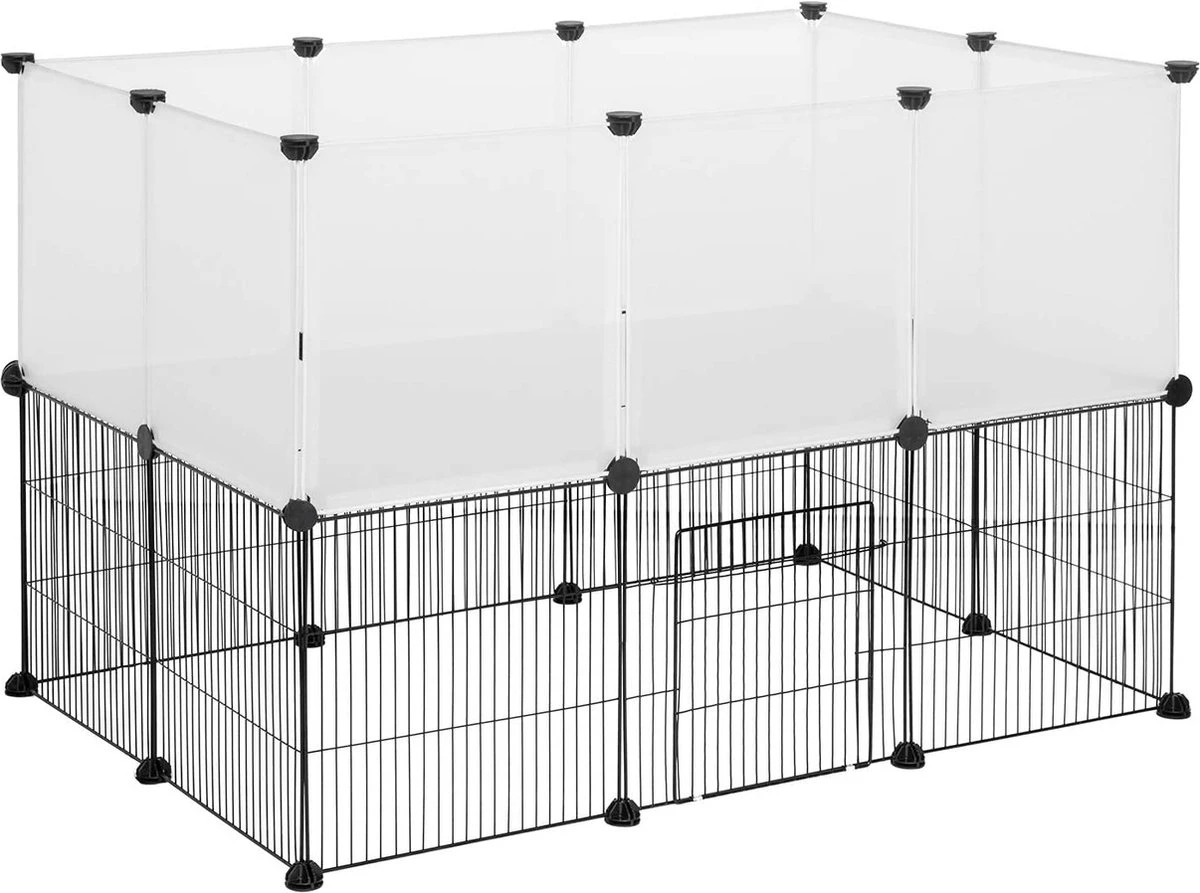 EUGAD Kleine Dier Kinderbox DIY Huisdieren Kooi Oefening Hek Indoor Voor Cavia’s Konijnen Konijnen Hamster Chinchilla’s Egels 3 EUGAD Kleine Dier Kinderbox DIY Huisdieren Kooi Oefening Hek Indoor Voor Cavia’s Konijnen Konijnen Hamster Chinchilla’s Egels
