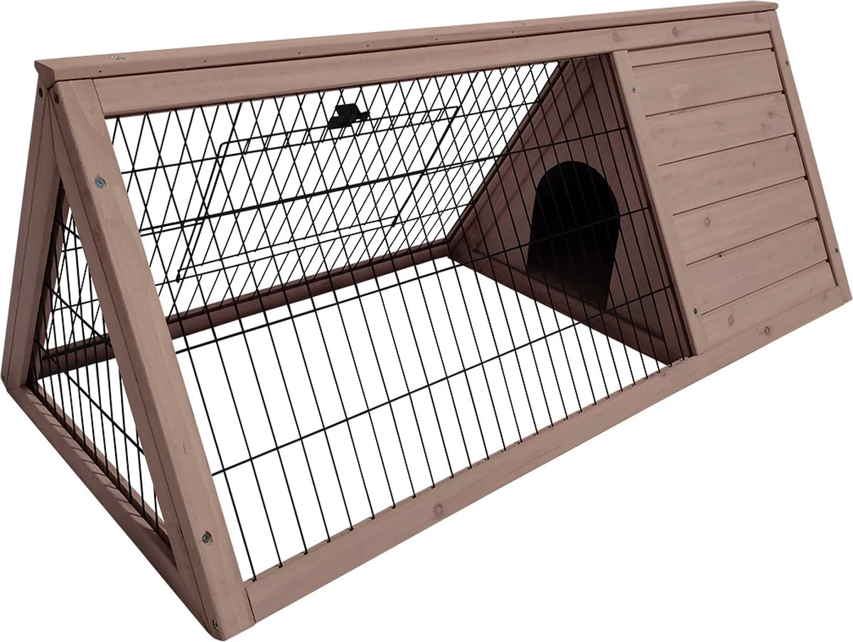 Duvo+ Woodland Konijnenhok Tristan 1 Forest S – 110x50x41cm Taupe + Gratis 100ml Drinkfles 3 Duvo+ Woodland Konijnenhok Tristan 1 Forest S – 110x50x41cm Taupe + Gratis 100ml Drinkfles