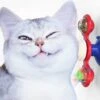 Windmolen Kat Speelgoed Interactieve Huisdier Speelgoed Voor Katten Puzzel Kat Game Speelgoed Met Draaimolen Draaitafel Voor Kitten Borstel Tanden Huisdier