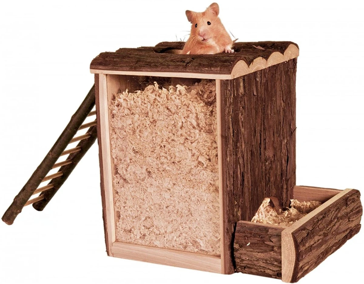 Trixie Natural Living Speel- En Graaftoren Hamster – 25X20X24 CM 3 Trixie Natural Living Speel- En Graaftoren Hamster – 25X20X24 CM