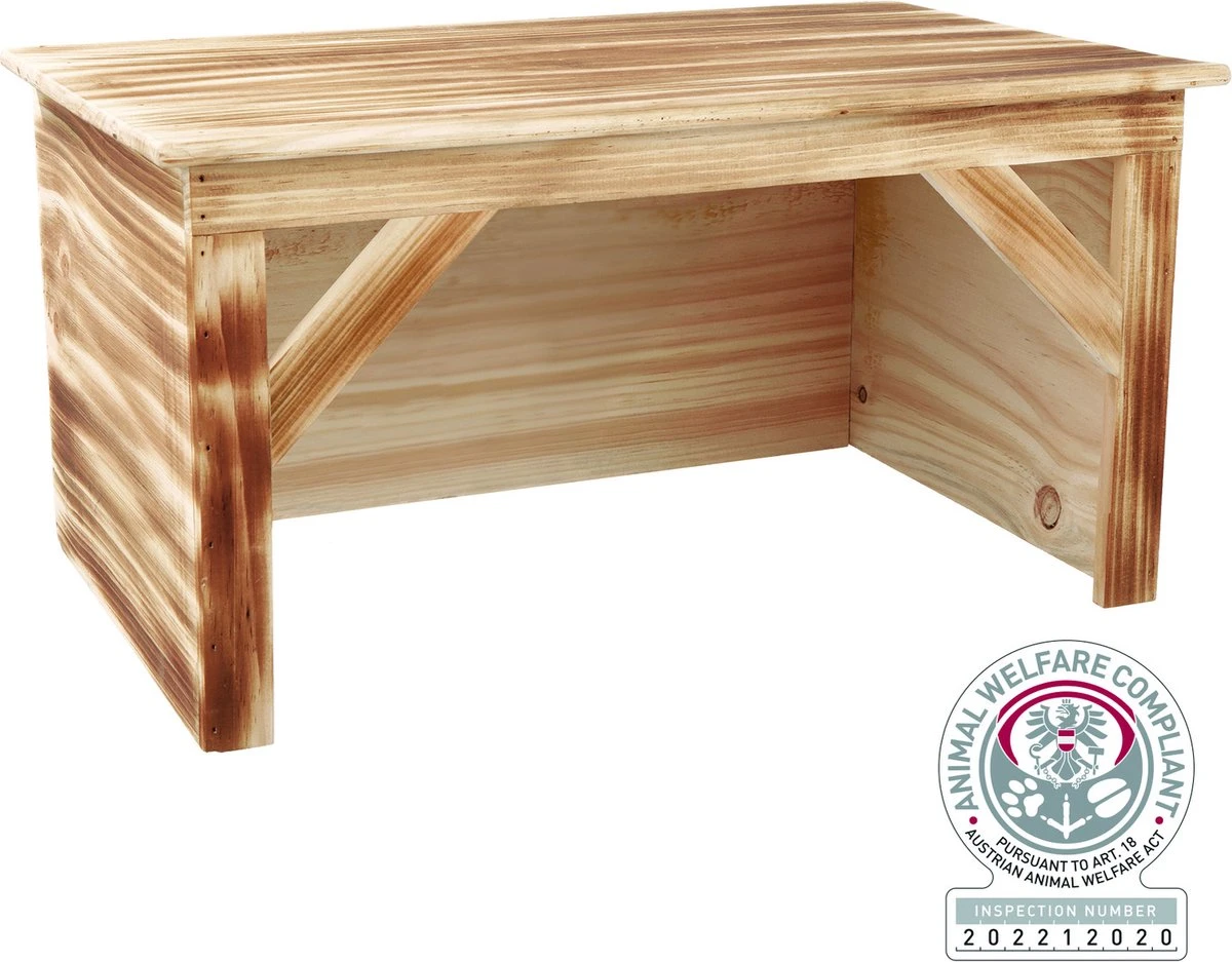 Trixie Knaagdierhuis Hout – 50X31X26 CM 3 Trixie Knaagdierhuis Hout – 50X31X26 CM