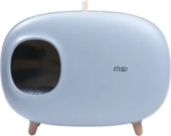 MakeSure Kattenbak Met Lade – Blauw – 60 X 38 X 45 Cm – Design