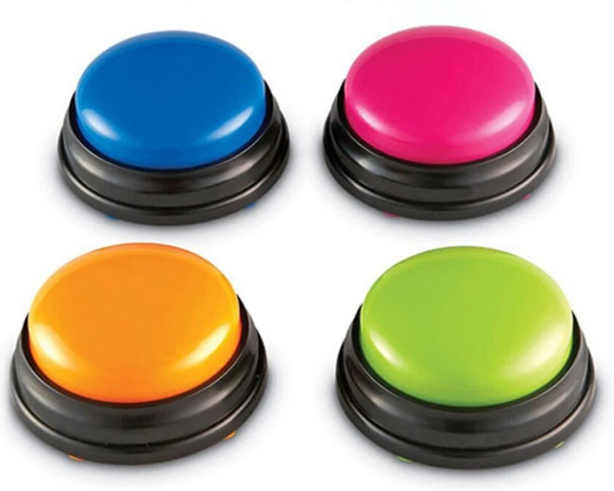 PetBetter® | Huisdier Communicatie Knoppen – Praatknop Honden – Recordable Button – Hondentraining – 4 Stuks – Stemopname 3 PetBetter® | Huisdier Communicatie Knoppen – Praatknop Honden – Recordable Button – Hondentraining – 4 Stuks – Stemopname