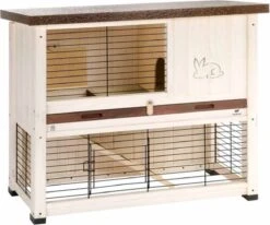 Ferplast Konijnenhok Ranch 100 Basic 92x47x81 Cm Wit 57090000