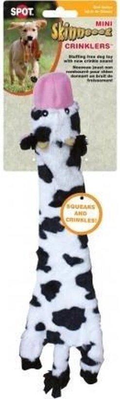 Skinneeez Plush Cow – Vrij Van Pluche Vulling – Met Pieper – Small 40 Cm