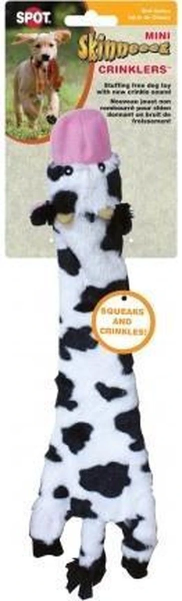 Skinneeez Plush Cow – Vrij Van Pluche Vulling – Met Pieper – Small 40 Cm 3 Skinneeez Plush Cow – Vrij Van Pluche Vulling – Met Pieper – Small 40 Cm